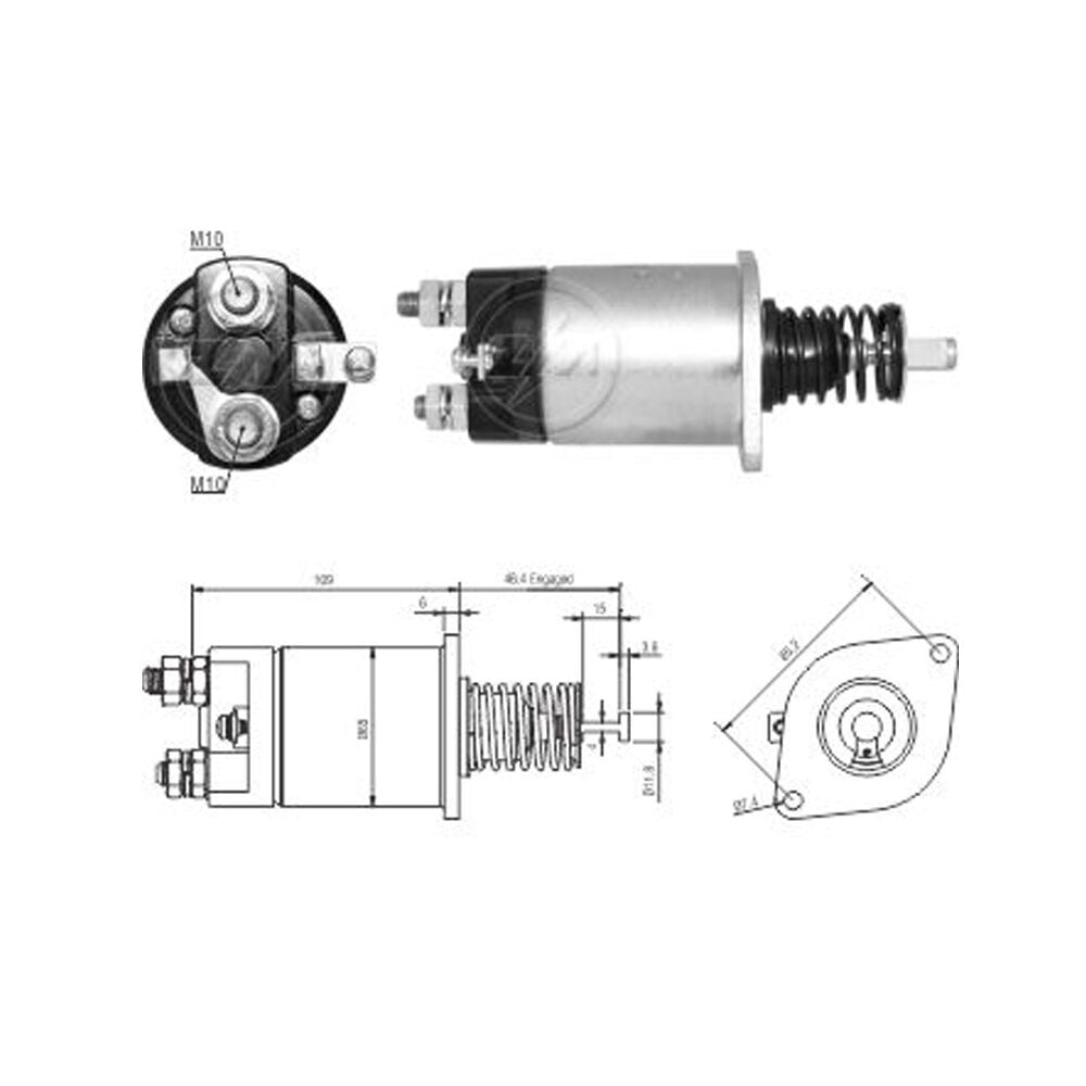 ZM 855 Marş Otomatiği 24V Hino Kamyon - İş Makinası