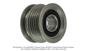 Biesey 4670143 Opel Vauxhall Alternatör Rulmanlı Kasnağı LUK 535014310