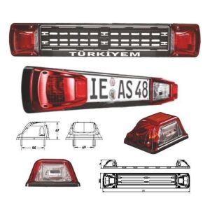 Işıklı Plaka Çerçevesi - 201001