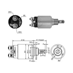 ZM 1653 Marş Otomatiği 12V 0001230 Serisi Civatalı 2339402149