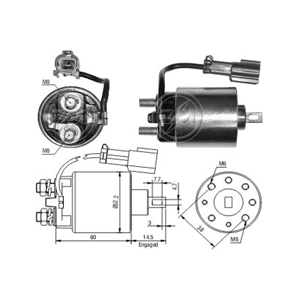 ZM 1717 Marş Otomatiği 12V Soketli 2114-57606