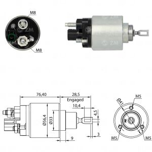 ZM 1978 Marş Otomatiği 12V Soketli F000SH008-153