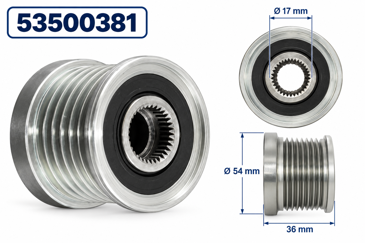 Biesey 4670038 Alternatör Kasnağı Renault