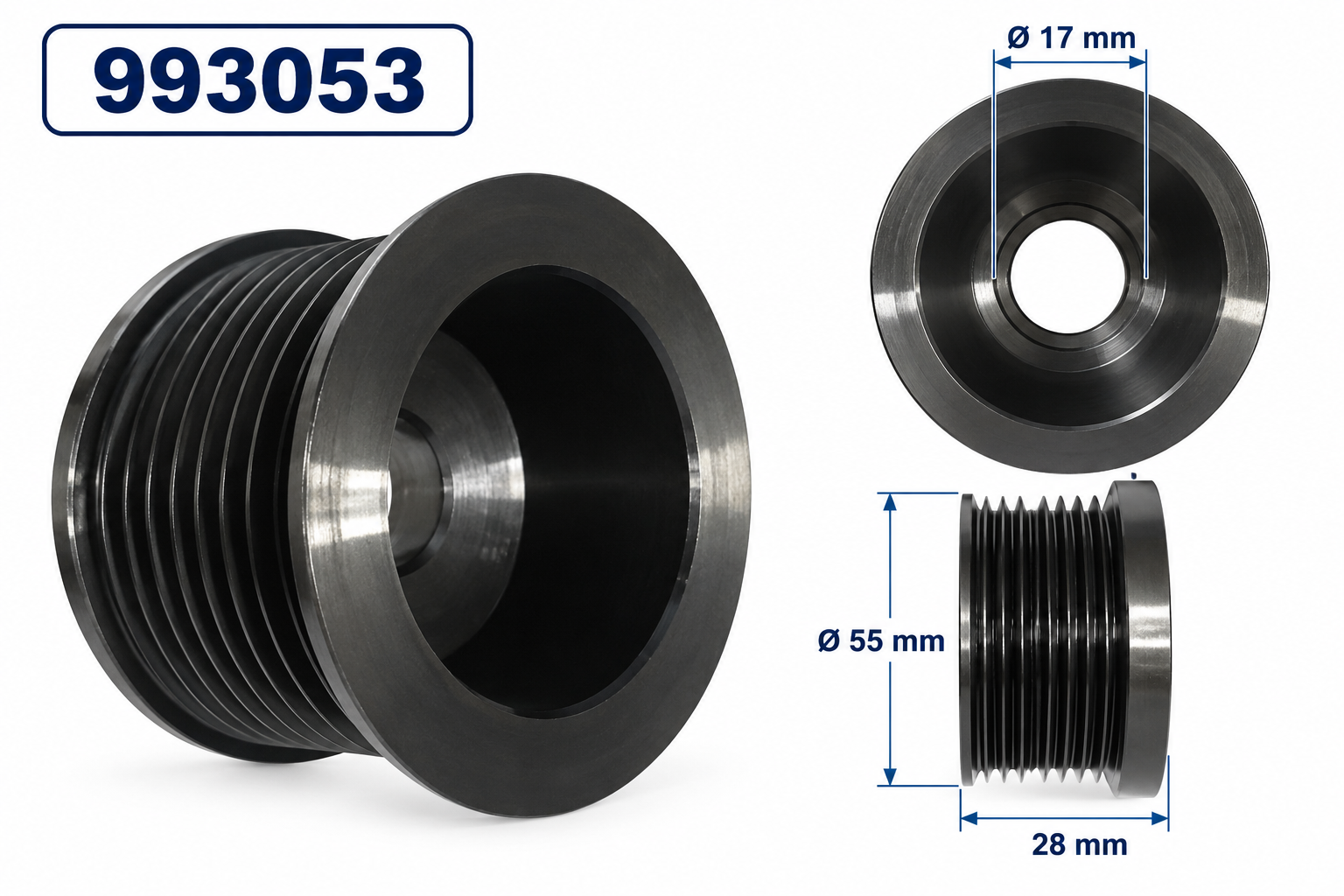 Biesey 00993053 Alternatör Kasnağı JCB Perkins Iskra