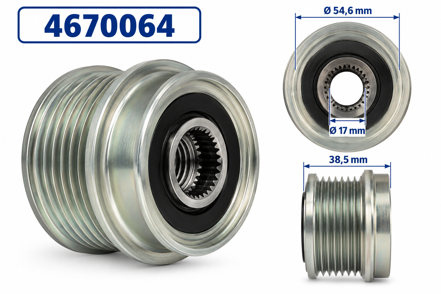 Biesey 4670004 Alternatör Kasnağı Audi A4 A6 Vw Passat 4670004