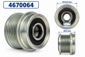 Biesey 4670004 Alternatör Kasnağı Audi A4 A6 Vw Passat 4670004