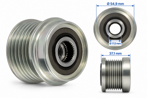 Biesey 4670172 Alternatör Debriyaj Kasnağı Opel Astra - Signum - Vectra - Zafira - Saab 9-3 - Vauxhall