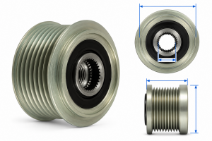 Biesey 4670245 Alternatör Debriyaj Kasnağı Hyundai H100 2.5 TCi 0245