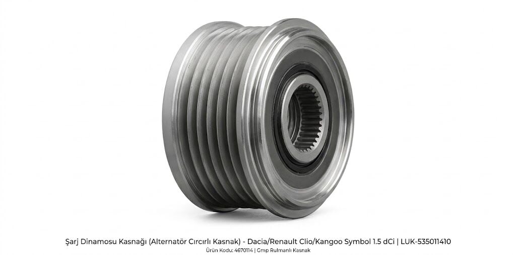 Biesey 4670114 Alternatör Kasnağı Dacia Renault