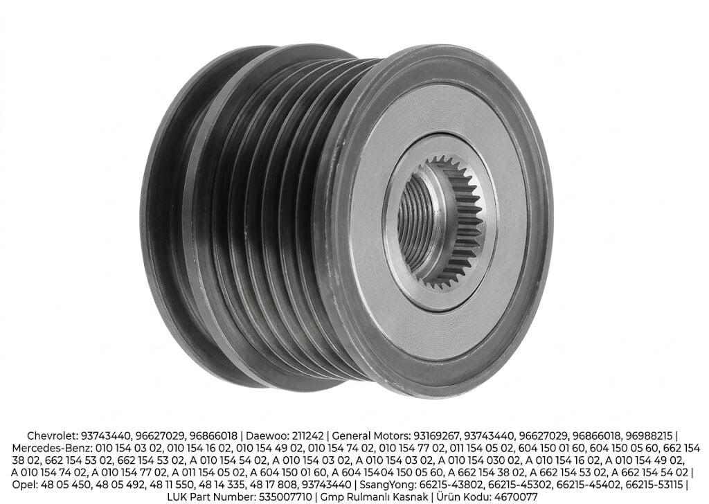 Biesey 4670077 Alternatör Kasnağı Mercedes Benz