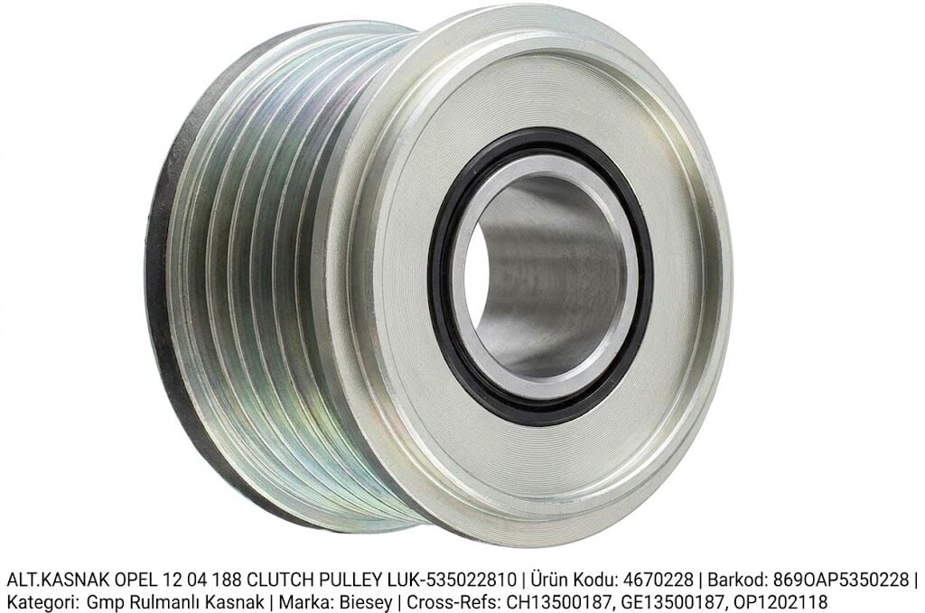 Biesey 4670228 Alternatör Debriyaj Kasnağı Opel 12 04 188 0228