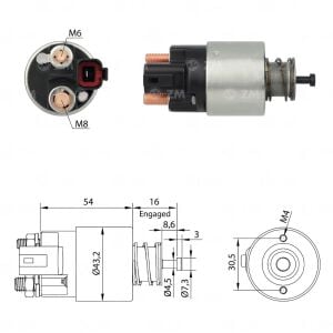 ZM 391 Marş Otomatiği 12V Soketli Ufak