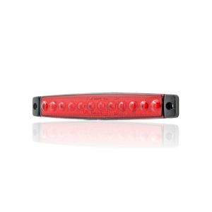 Sanel 12V Üniversal Parmak 12 Led Basamak Kırmızı SBC12R12