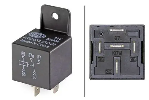 Hella 4RD933332391 12V 30A 40A 5 Pinli Değiştirici Kontaklı Röle