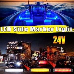 Sanel 12 Ledli 3'Lü Set Parmak Led 24V Kırmızı SBC24R12-3