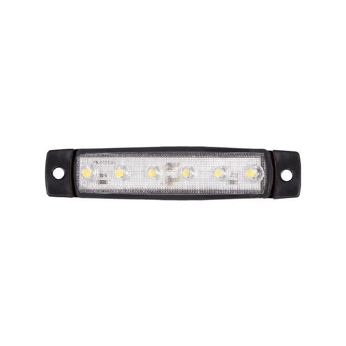 Parmak Lamba 6 Led'Li 92Mm 12V-24V Beyaz - FR0172-W
