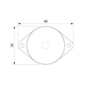 Sanel İç Mekan Buzzer 6-24 Volt Uyumlu Fasıllı Ses İkazı SB888