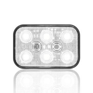 Sanel 24V Universal Kare 6 Led Dış Makan Uyumlu Beyaz SBD24W6