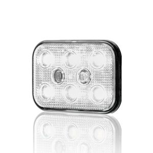 Sanel 24V Universal Kare 6 Led Dış Makan Uyumlu Beyaz SBD24W6