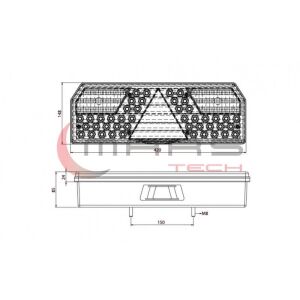 Mars-720125 Universal Led Sağ Stop Lamba