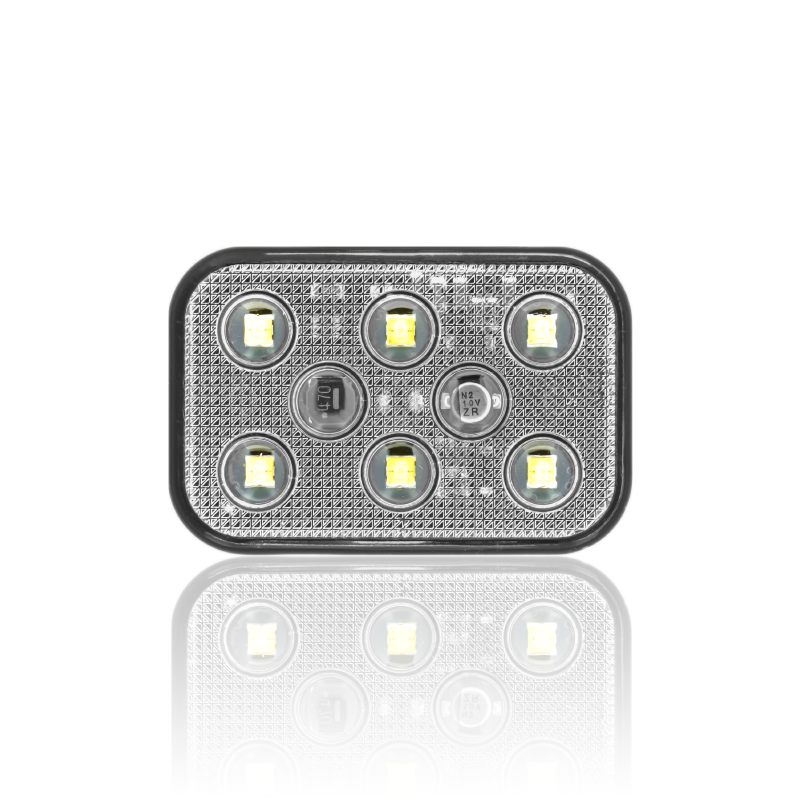 Sanel Animasyonlu 12-24V Universal Kare 6 Led Dış Mekan Uyumlu Beyaz SBDF6W