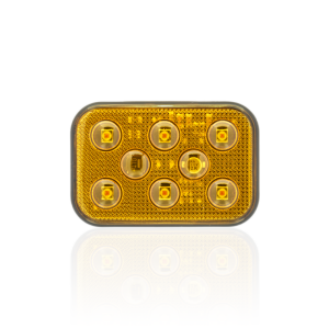 Sanel Animasyonlu 12-24V Universal Kare 6'Led Dış Mekan Uyumlu Sarı SBDF6Y