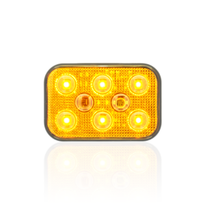 Sanel Animasyonlu 12-24V Universal Kare 6'Led Dış Mekan Uyumlu Sarı SBDF6Y