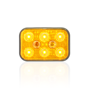 Sanel Animasyonlu 12-24V Universal Kare 6'Led Dış Mekan Uyumlu Sarı SBDF6Y