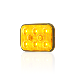 Sanel Animasyonlu 12-24V Universal Kare 6'Led Dış Mekan Uyumlu Sarı SBDF6Y