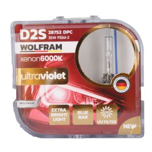 Wolfram 28752DPC D2S Xenon Ampul 6000K Ultraviolet Mavi Cam 12V 35W