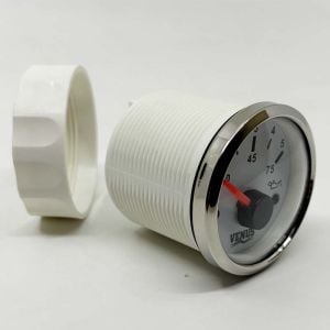 Marin Tip Yağ Saati Beyaz Göstergeli ( 5 Bar 75 Psi )