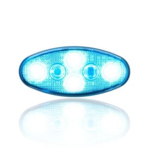 Sanel Animasyonlu 12-24V Universal Elips 4 Led Dış Makan Uyumlu Mavi SBEF4B
