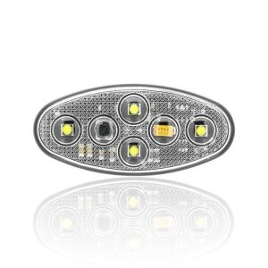 Sanel Animasyonlu 12-24V Universal Elips 4 Led Dış Makan Uyumlu Beyaz SBEF4W