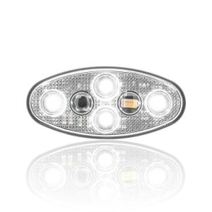 Sanel Animasyonlu 12-24V Universal Elips 4 Led Dış Makan Uyumlu Beyaz SBEF4W