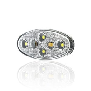 Sanel Animasyonlu 12-24V Universal Elips 4 Led Dış Makan Uyumlu Beyaz SBEF4W