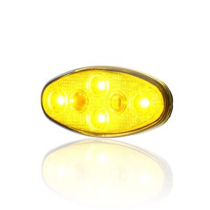 Sanell Animasyonlu 12-24V Universal Elip 4 Led Dış Makan Uyumlu Sarı SBEF4Y