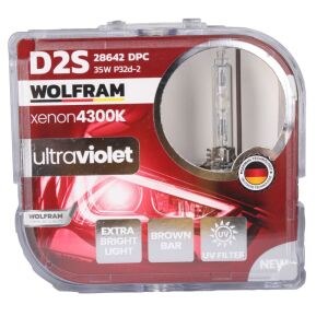 Wolfram 28642DPC D2S Xenon Ampul 4300K Ultraviolet Mavi Cam 12V 35W