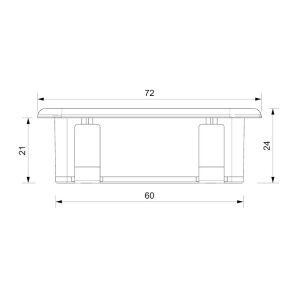 Sanel Otobüs İçin Saat Göstergesi Sıcaklık Göstergeli Çift Duracak Lambası Siyah Beyaz Gösterge İkazlı