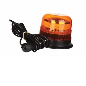 Led Tepe Döner İkaz Lambası Cıvata+Vantuz ve Mıknatıs Bağlantılı 10 Fonksiyon 12/24V E-Belgeli 48W