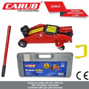 CE Belgeli 2 Ton Arabalı Bont Çantalı Kriko