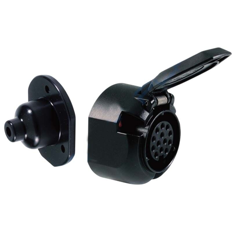 13 Pinli 12V Adaptör Soket Karavan Tipi