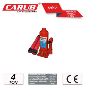 Kriko 4 Ton Hidrolik CE Belgeli Kutulu CBR-2701101