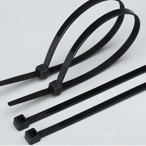 Siyah Plastik Kablo Bağı Plastik Kelepçe 2,5MMX20Cm 100