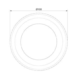 Sanel Lamba Spot Yüzey Montaj 12 Volt 24 Ledli Kırmızı STCS12R24