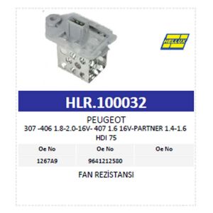 Peugeot 307 406 407 1.8 2.0 16V Fan Rezistansı 9641212580