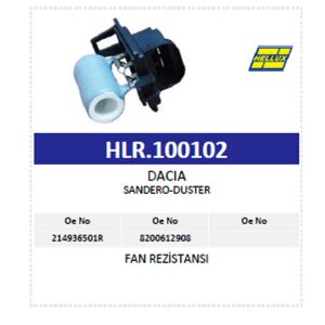 Renault Fluence Megane II Dacia Sandero Fan Rezistansı 8200612908