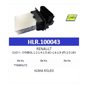 Klima Rölesi Renault Clıo Iı - Symbol 1.2-1.4-1.5