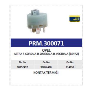 Opel Astra F Corsa A B Omega A B Vectra Kontak Termiği 90052497