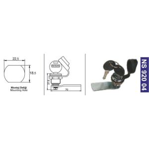 Bagaj Kilidi - 70 Mm.Levye Unıversal-Bmc.Otobüs - NS92004