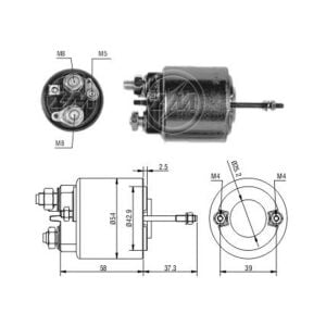 ZM 598 Marş Otomatiği 12V Volvo Penta Diesel Marine D9R116144